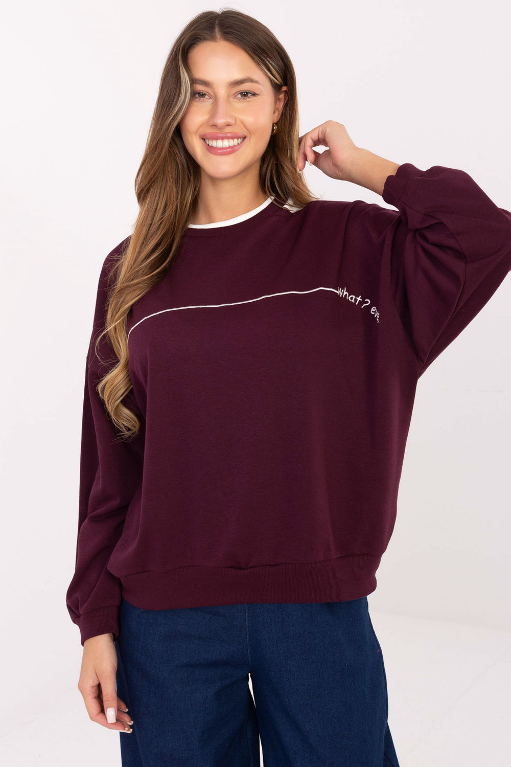 T-shirt femme Relevance Sweatshirt Sweatshirt — rouge