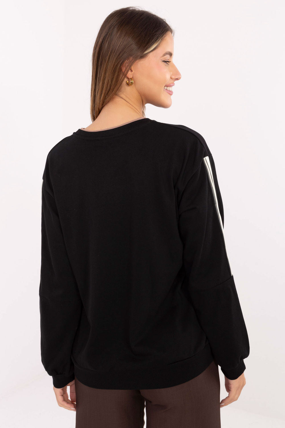 T-shirt femme Relevance Sweatshirt Sweatshirt — noir