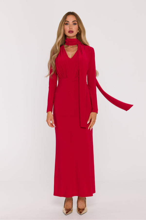 Robe femme Moe Longue Longue — rouge