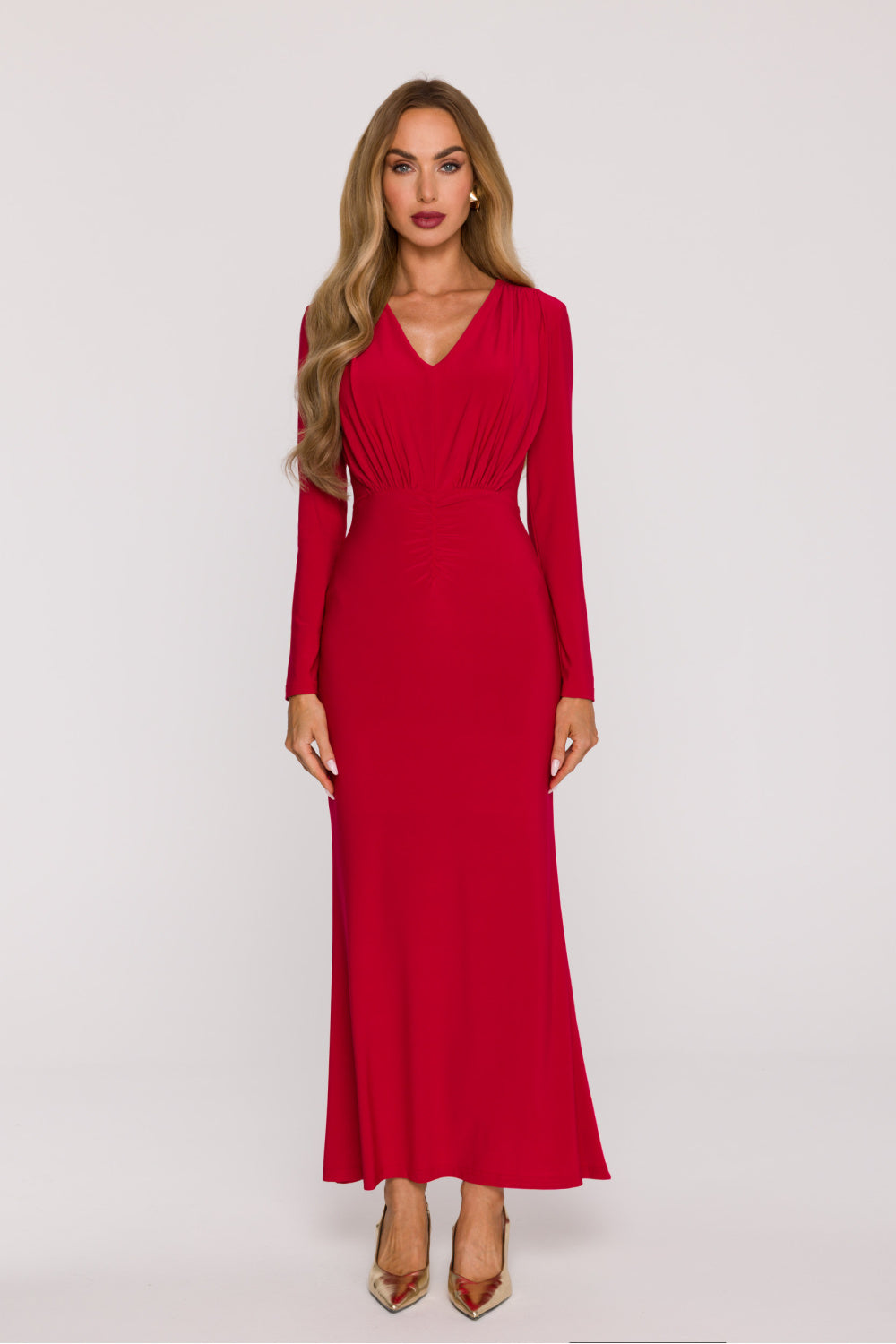 Robe femme Moe Longue Longue — rouge