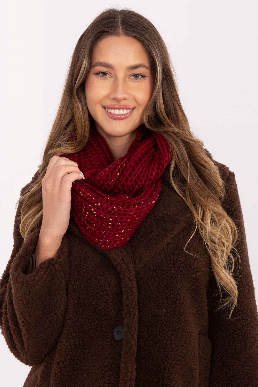 Infinity Écharpe femme AT — rouge