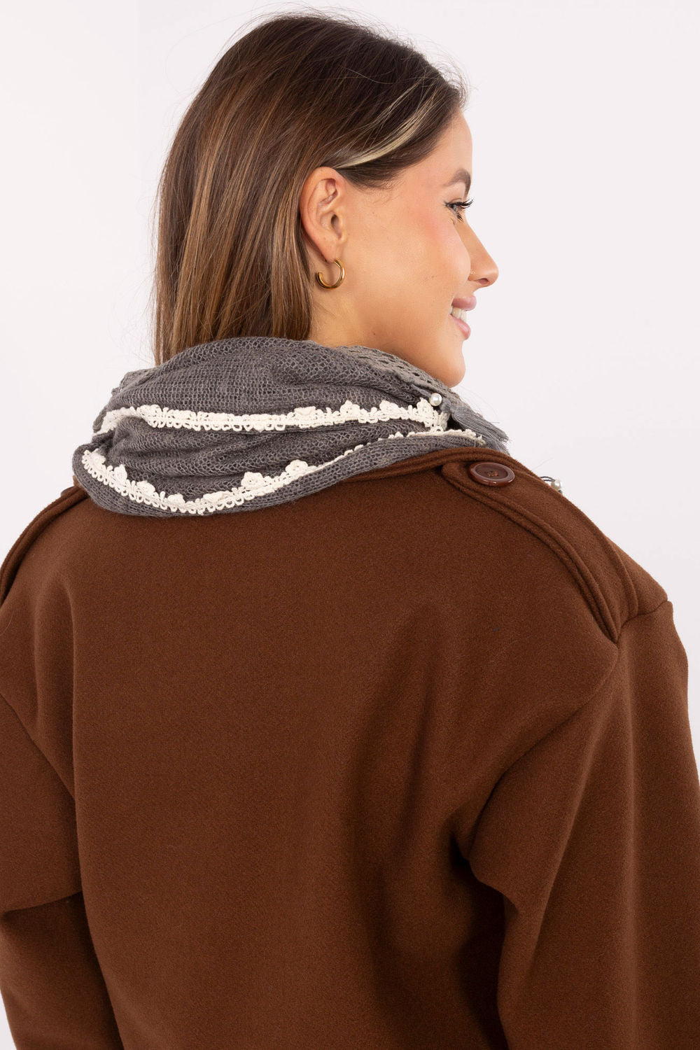 Foulard femme AT — gris