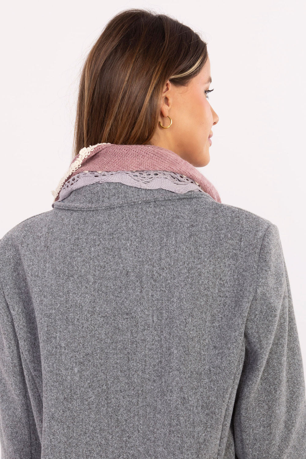 Foulard femme AT — rosé