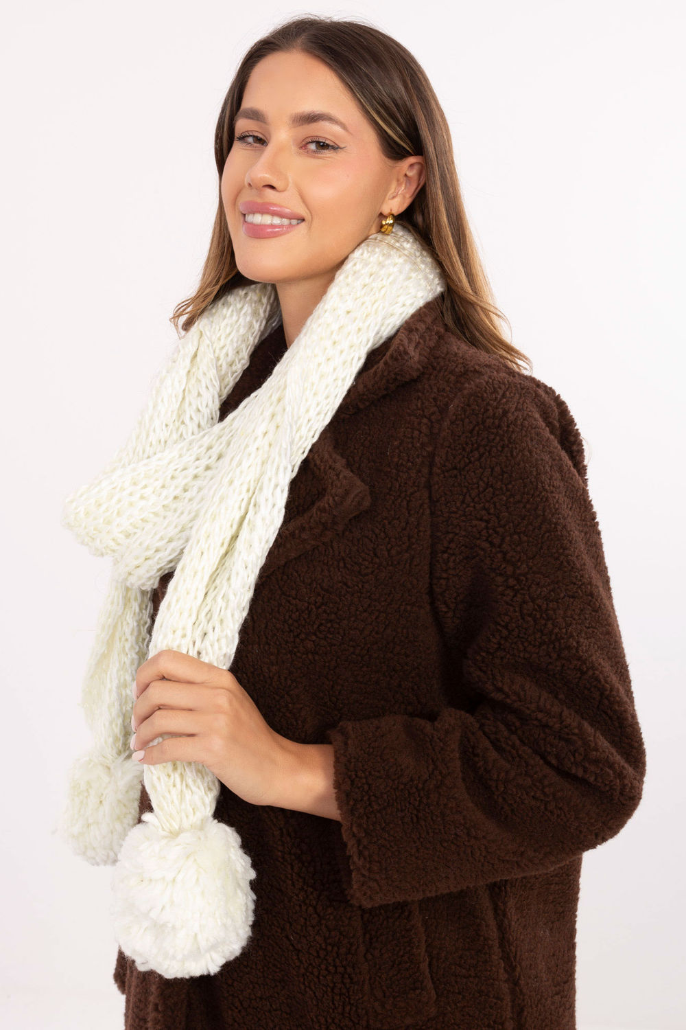 Châle femme AT — beige