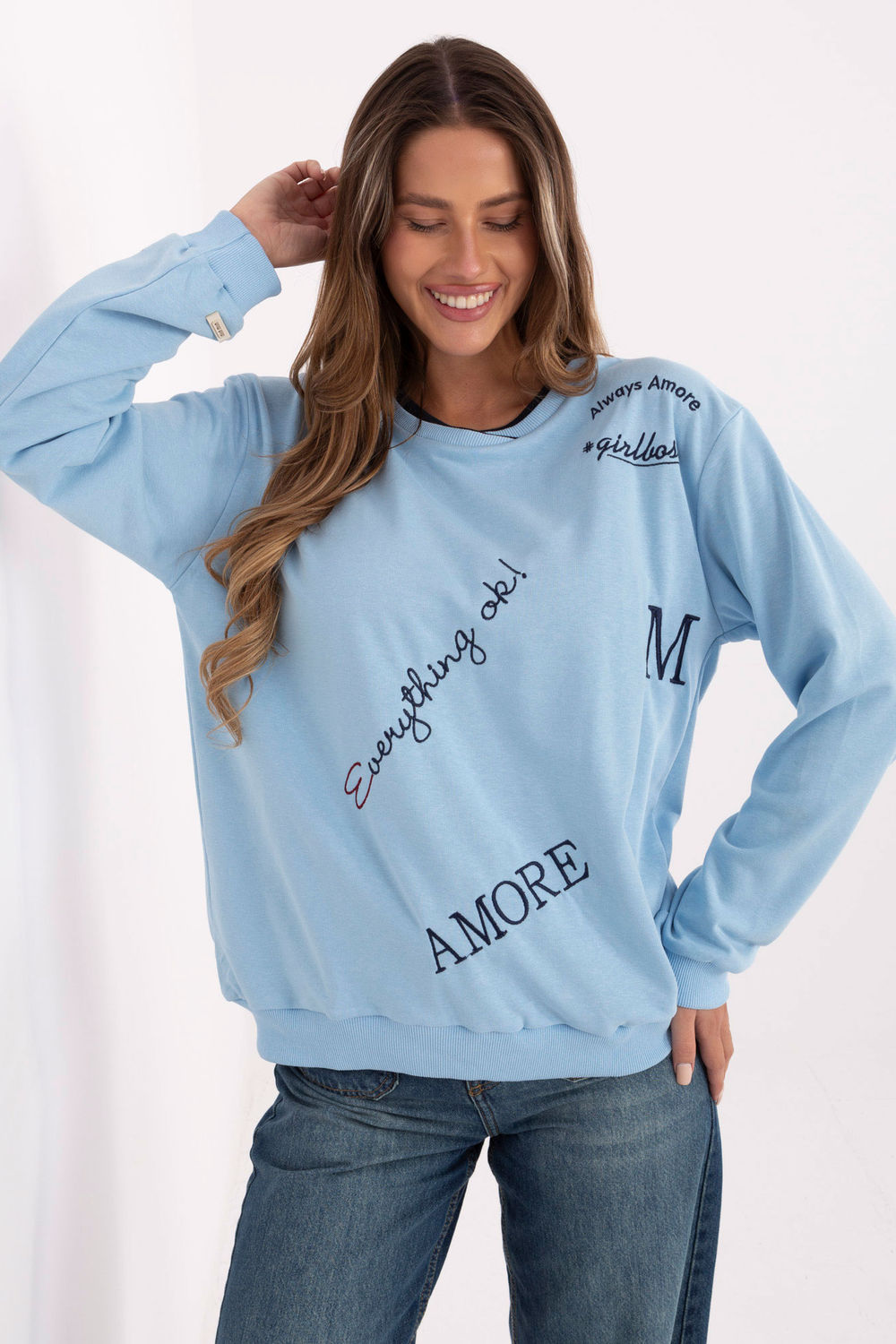 T-shirt femme Relevance Sweatshirt Sweatshirt — bleu