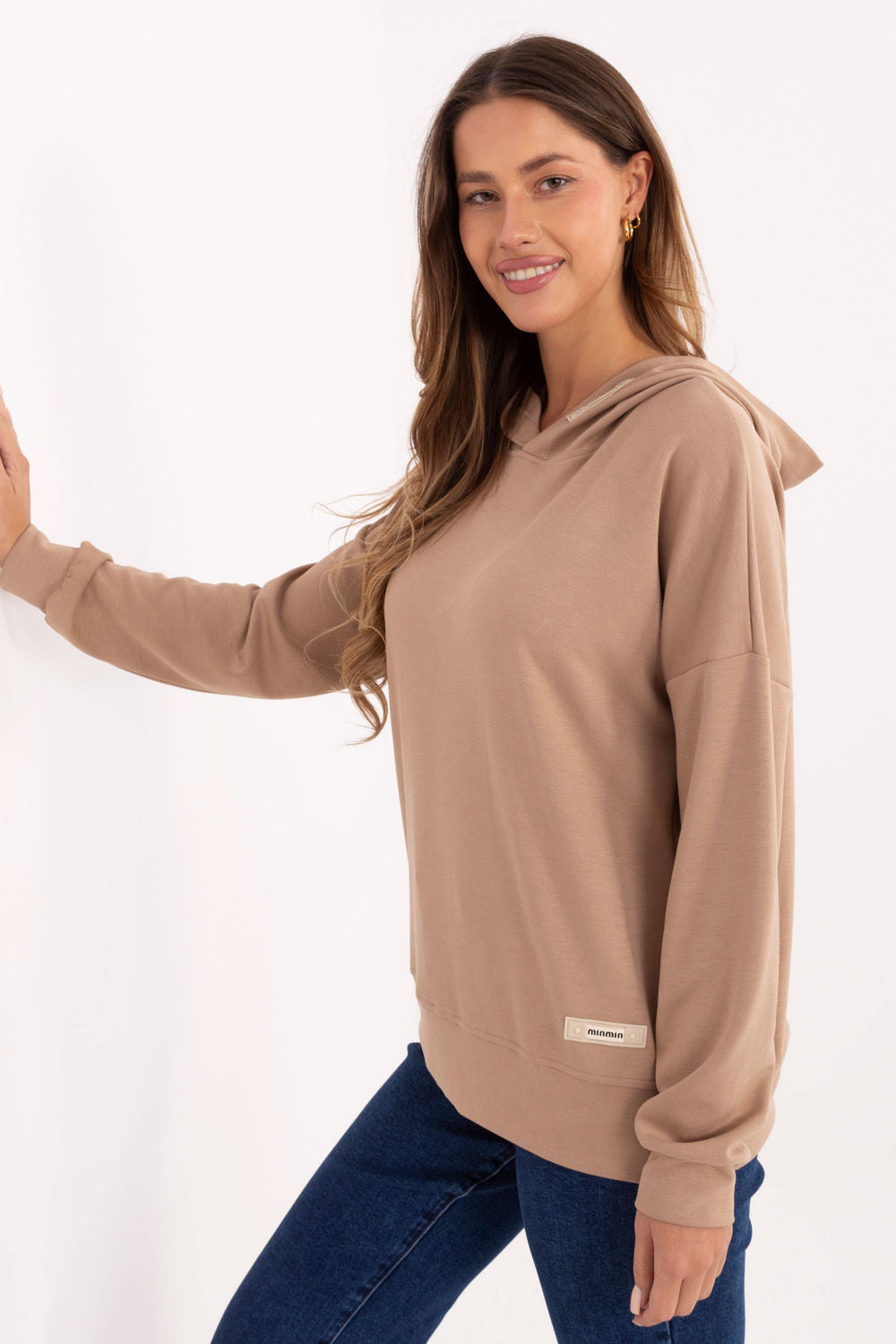 T-shirt femme Relevance Sweatshirt Sweatshirt — beige