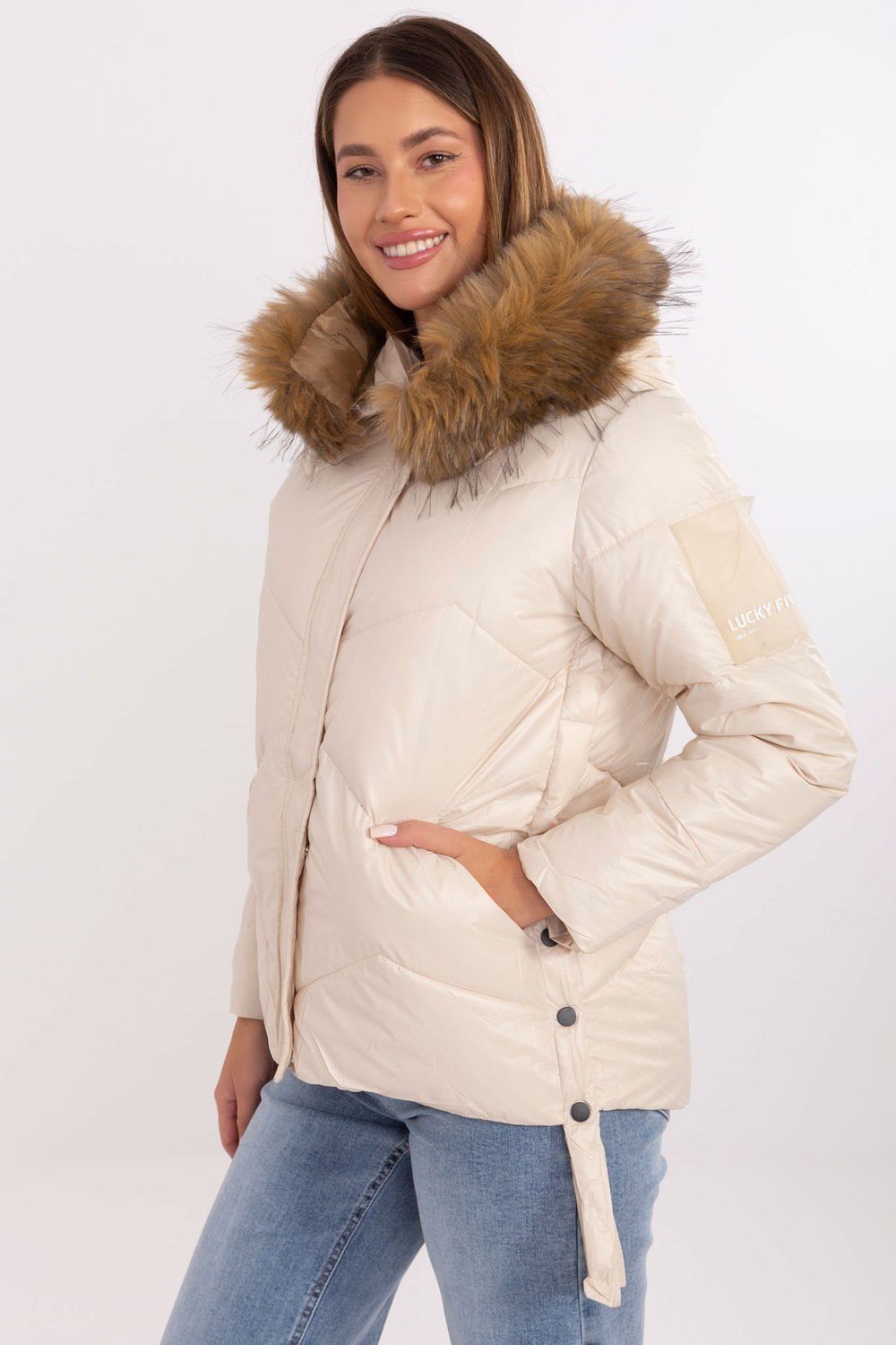 Veste femme MBM — beige