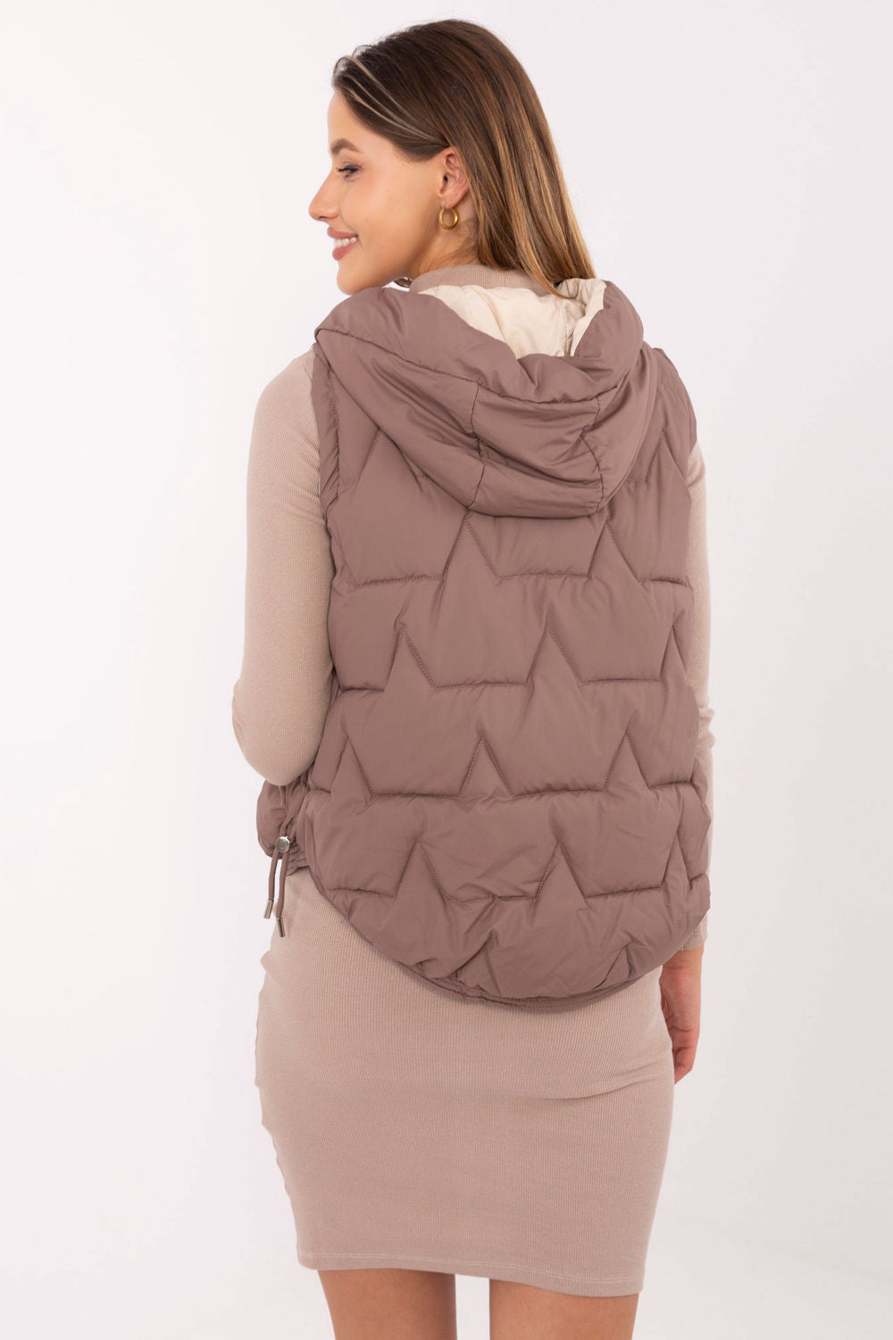 Gilet femme MBM — brun
