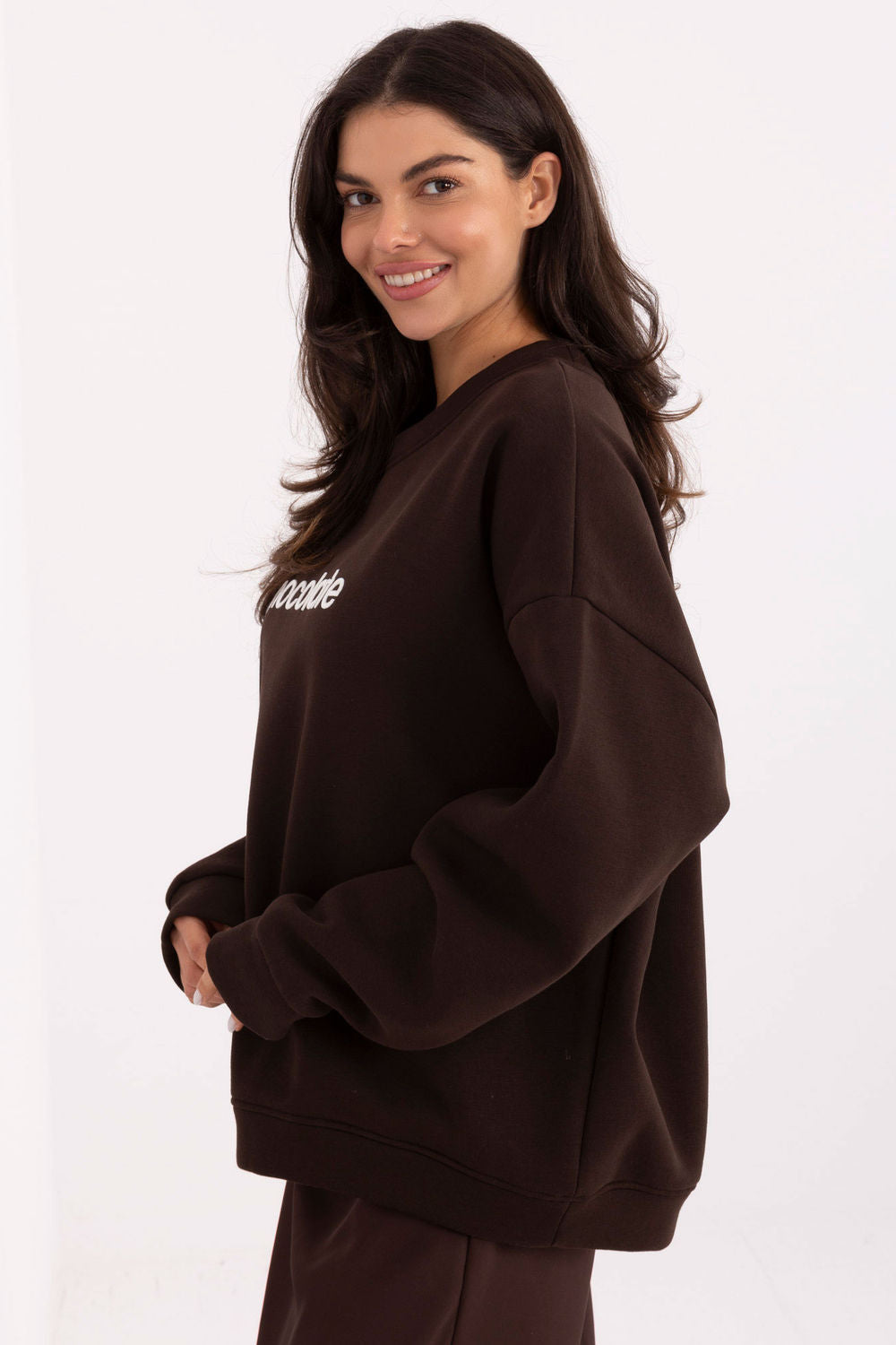 T-shirt femme Rue Paris Sweatshirt Sweatshirt — brun