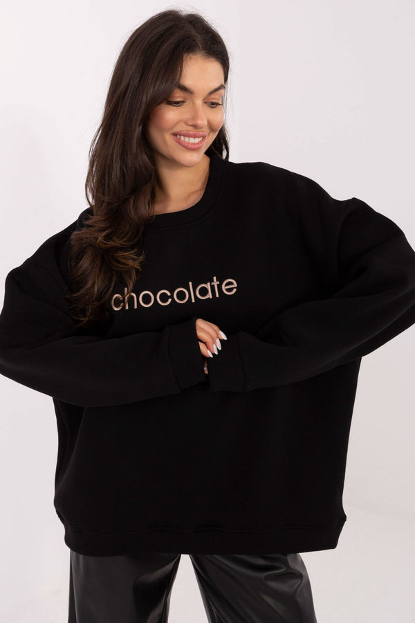 T-shirt femme Rue Paris Sweatshirt Sweatshirt — noir