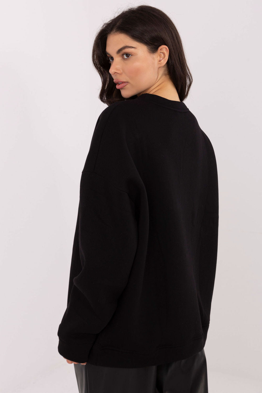 T-shirt femme Rue Paris Sweatshirt Sweatshirt — noir