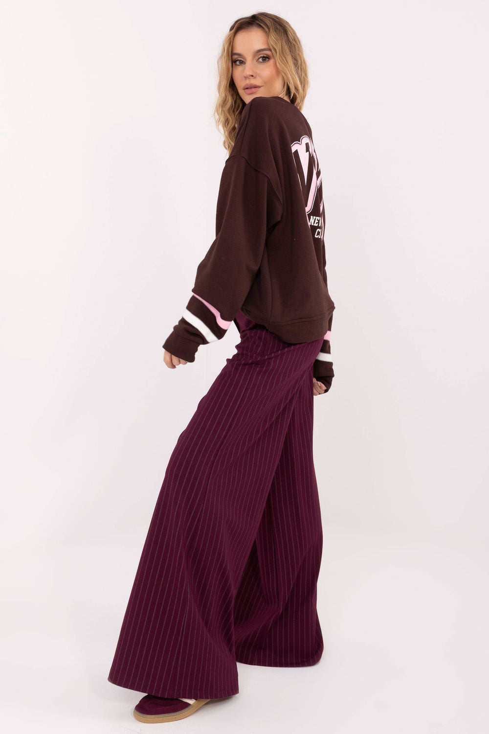 T-shirt femme Factory Price Sweatshirt Sweatshirt — brun