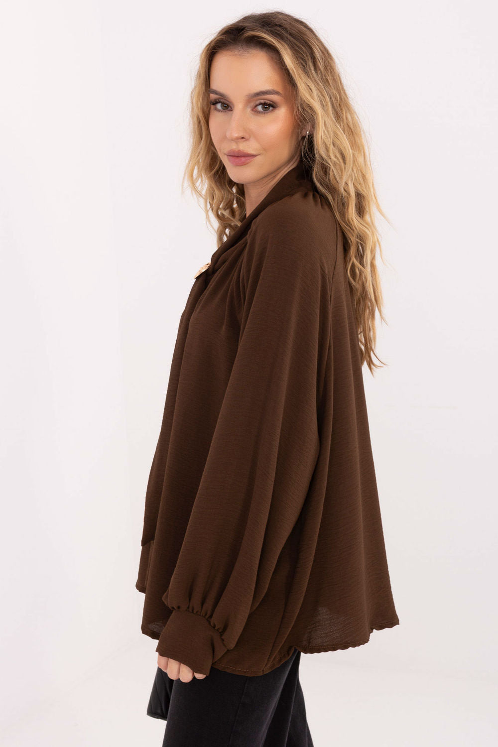 Blouse femme Italy Moda Chemisier Chemisier — brun