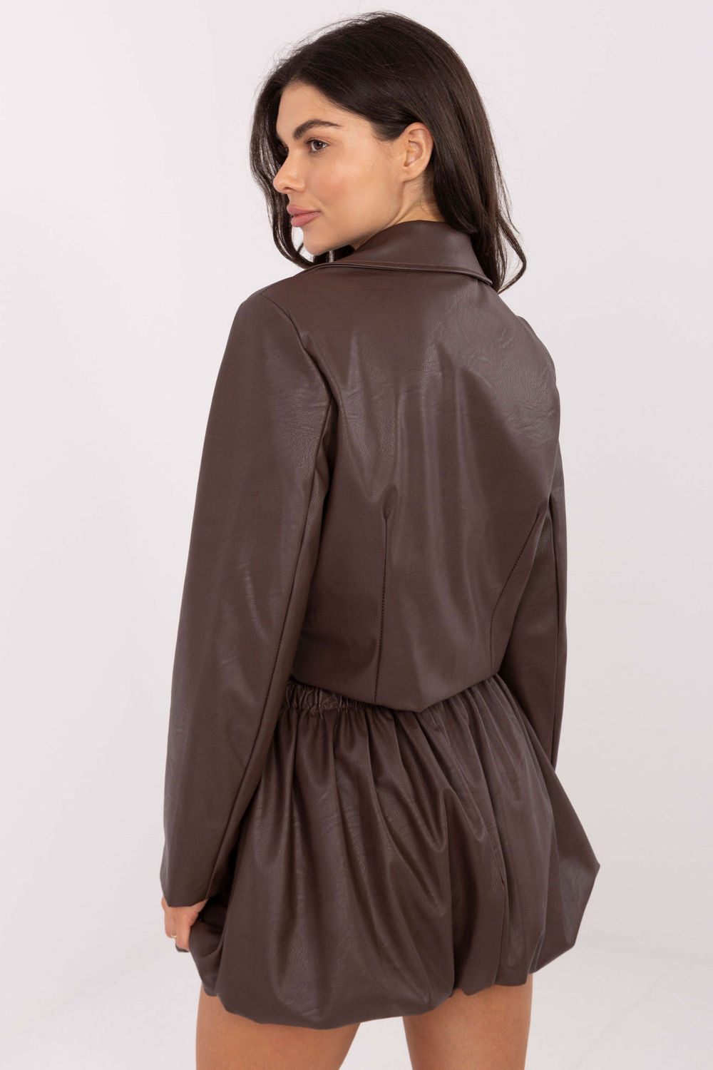 Jupe femme Italy Moda Courte Courte — brun