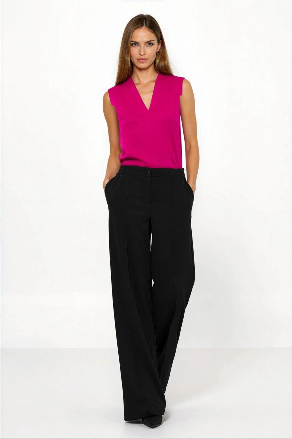 Chaussures à talons femme Nife Pantalon Pantalon — noir