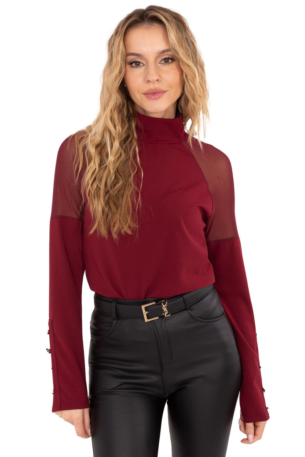 Blouse femme Rue Paris Chemisier Chemisier — rouge