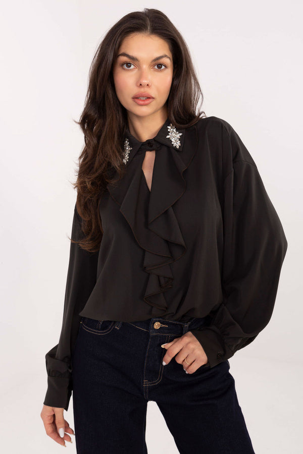 Blouse femme Factory Price Chemisier Chemisier — brun