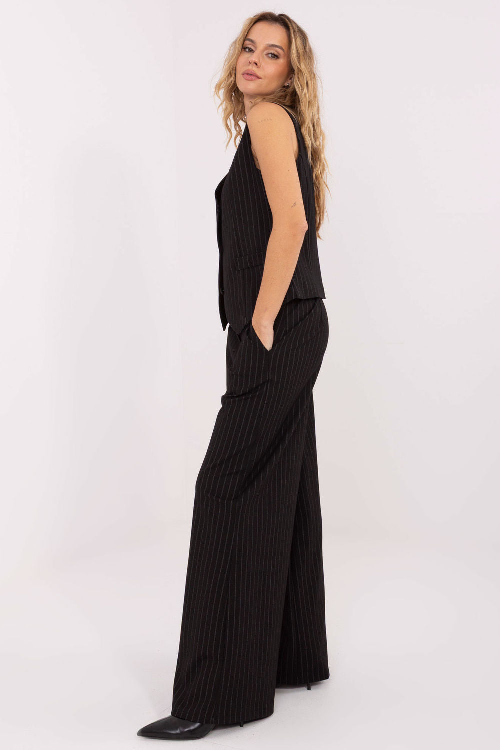 Chaussures à talons femme Rue Paris Pantalon Pantalon — noir