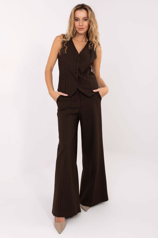Chaussures à talons femme Rue Paris Pantalon Pantalon — brun