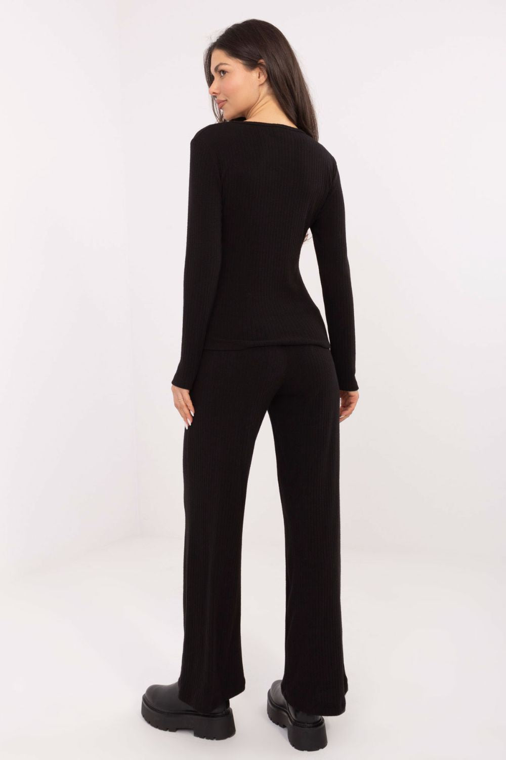 Chaussures à talons femme Factory Price Pantalon Pantalon — noir