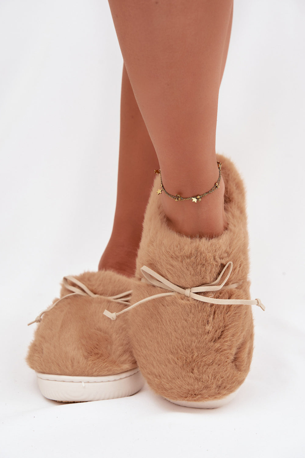 Pantalon femme Step in style Pantoufles Pantoufles — brun