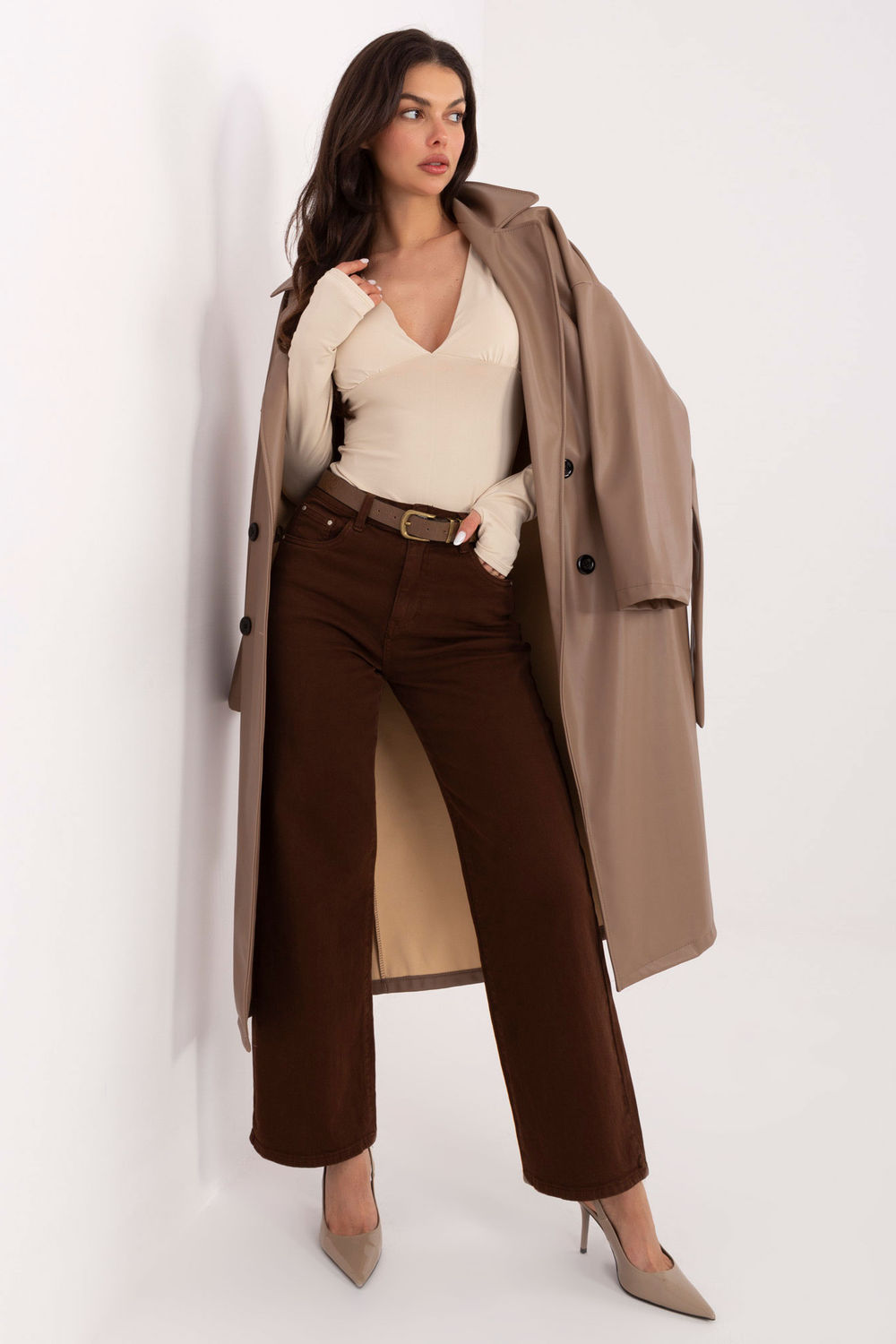 Blouse femme Italy Moda Chemisier Chemisier — beige