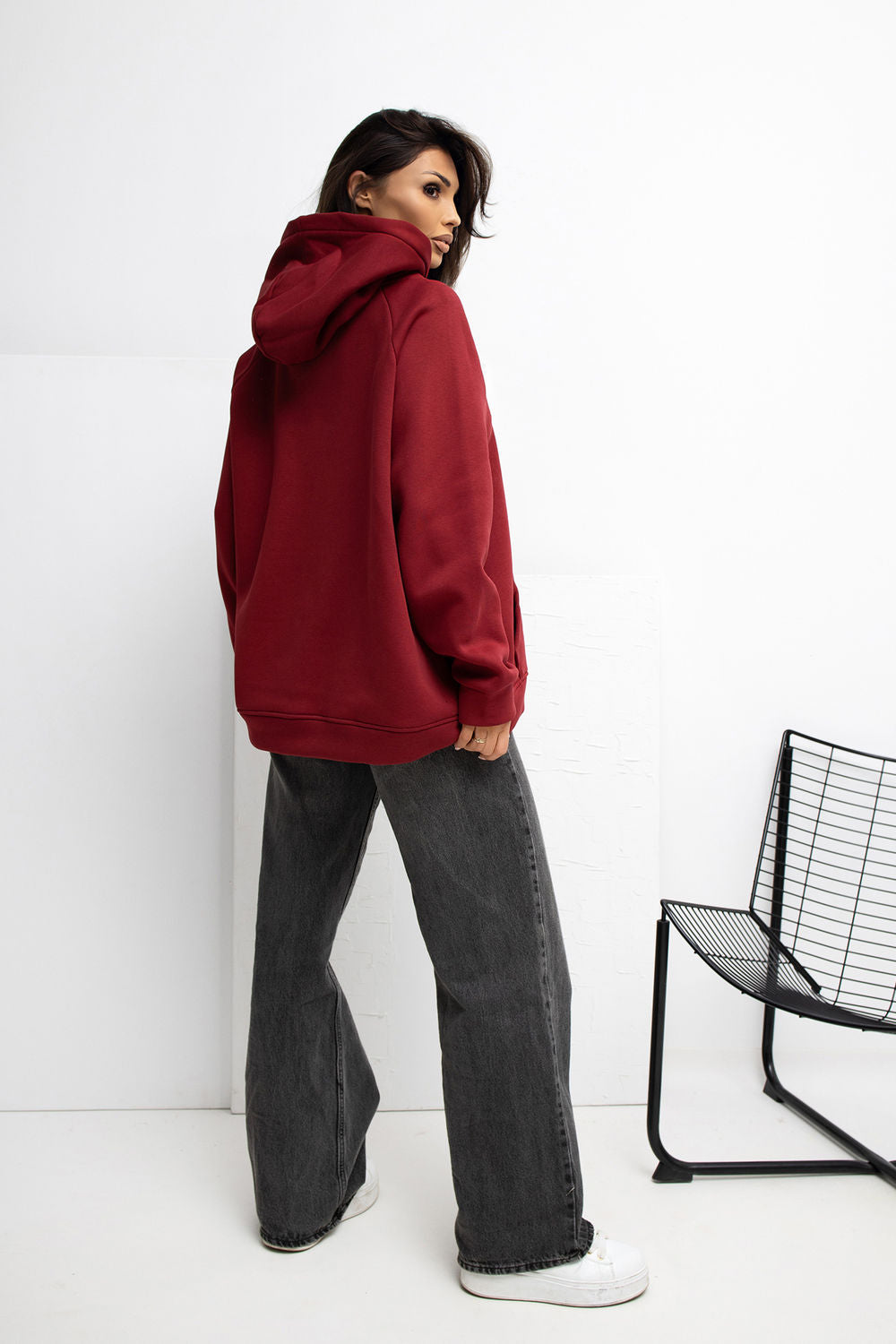 T-shirt femme Rue Paris Sweatshirt Sweatshirt — rouge