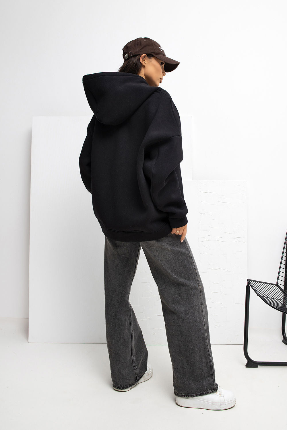 T-shirt femme Rue Paris Sweatshirt Sweatshirt — noir
