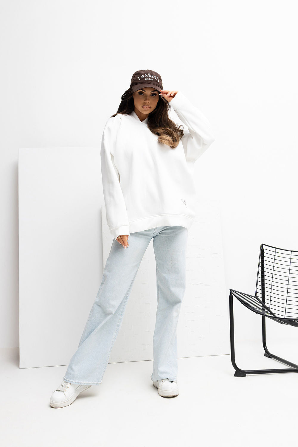 T-shirt femme Rue Paris Sweatshirt Sweatshirt — beige