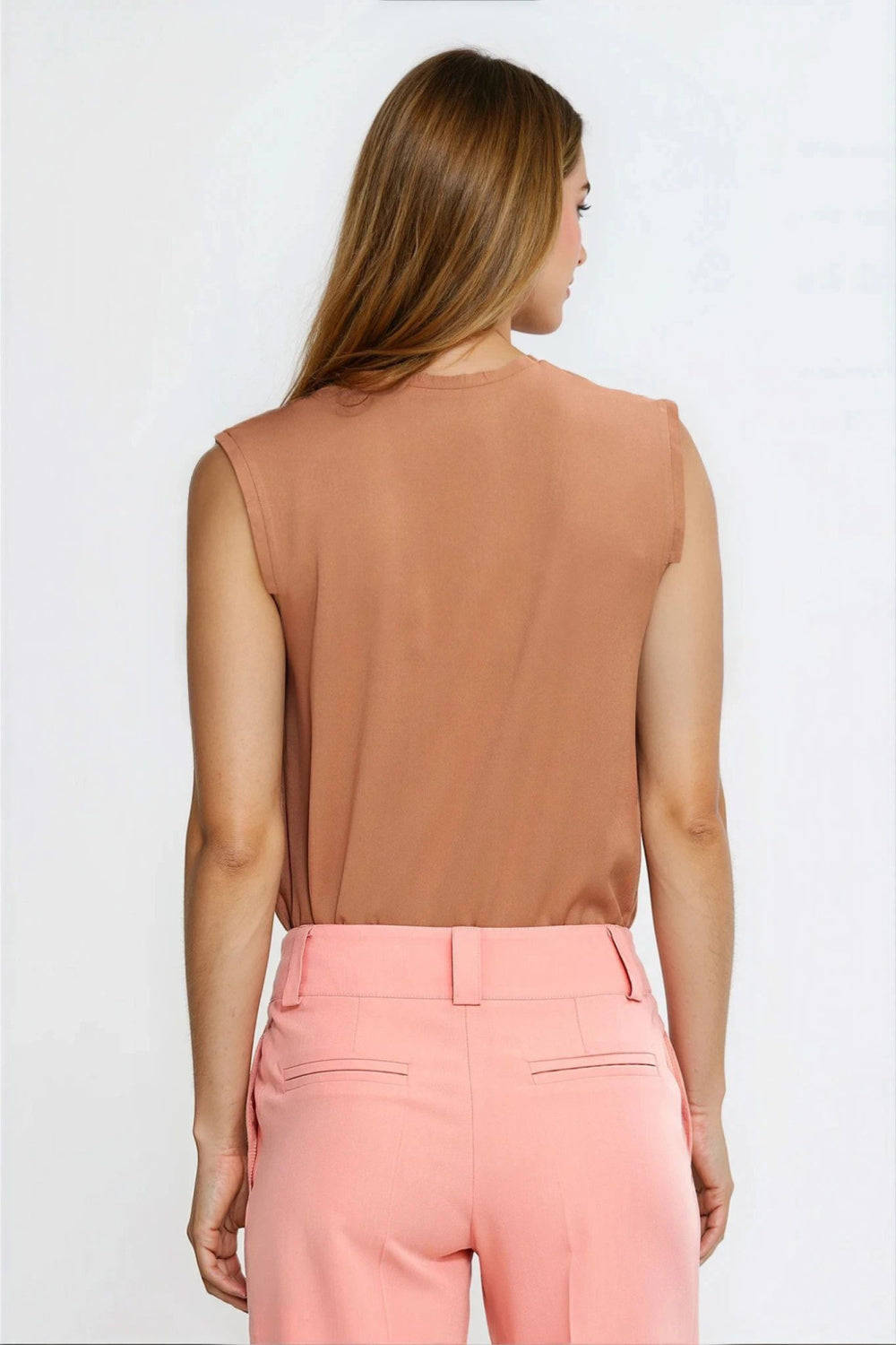 Blouse femme Nife Chemisier Chemisier — brun