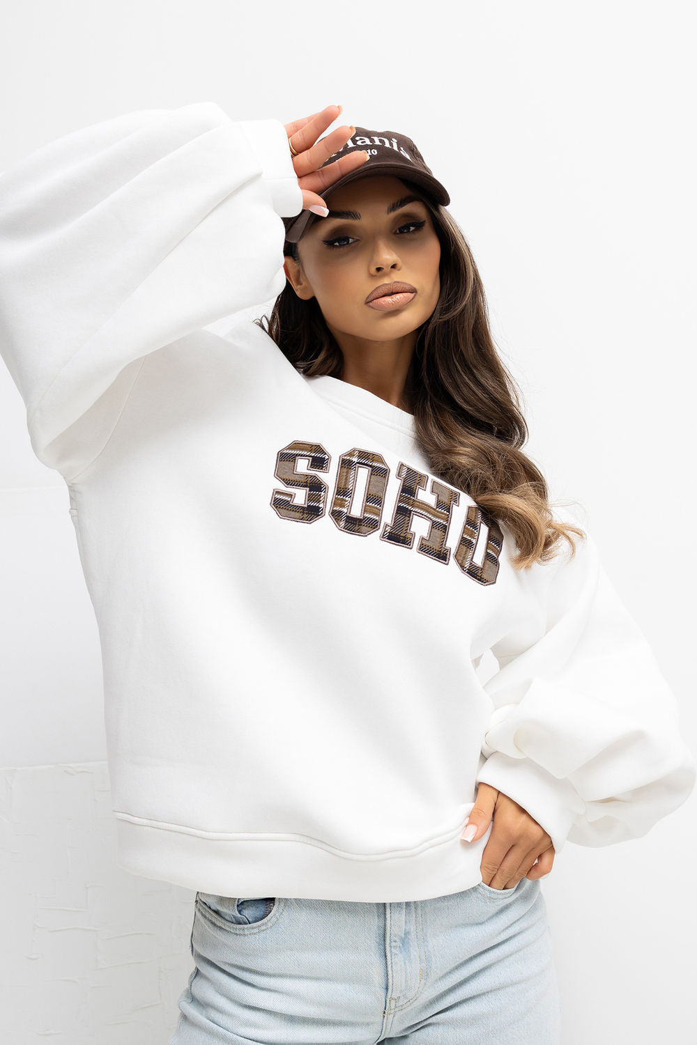T-shirt femme Rue Paris Sweatshirt Sweatshirt — beige