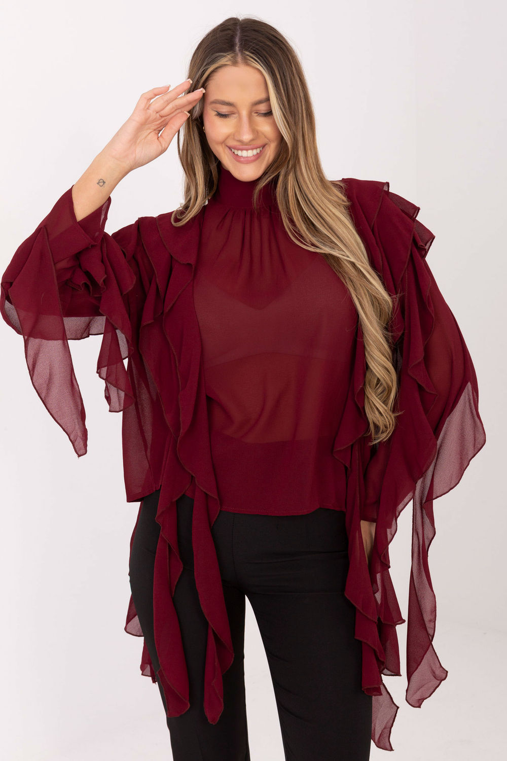 Blouse femme Factory Price Chemisier Chemisier — rouge