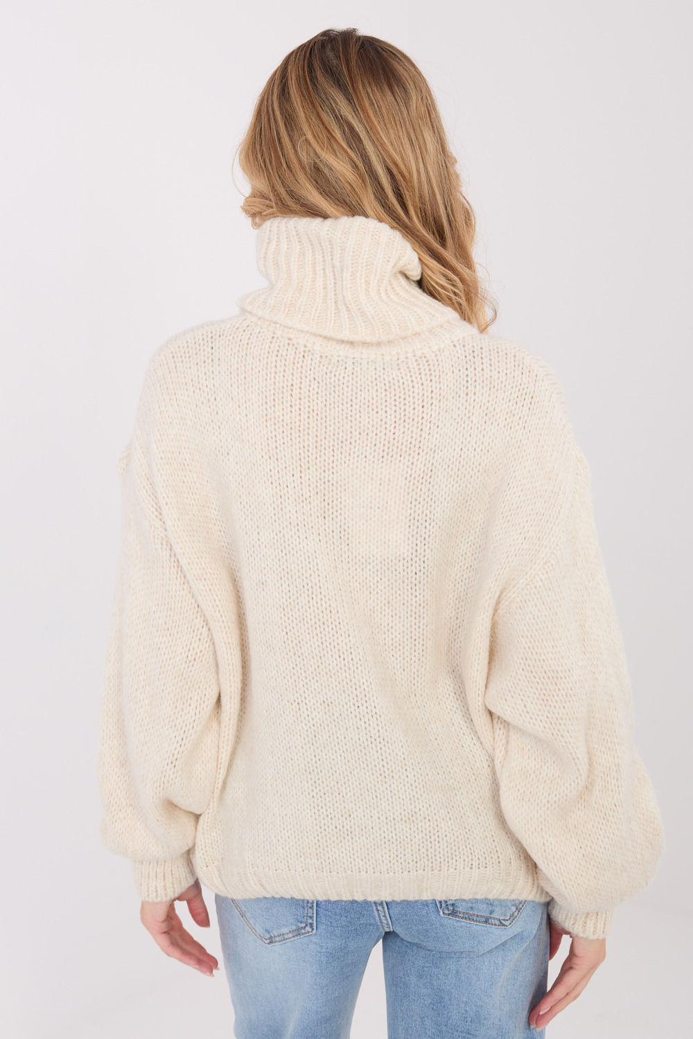 Pull femme Factory Price Col Roulé Col — beige