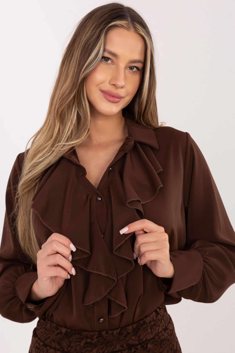 Blouse femme Factory Price — brun