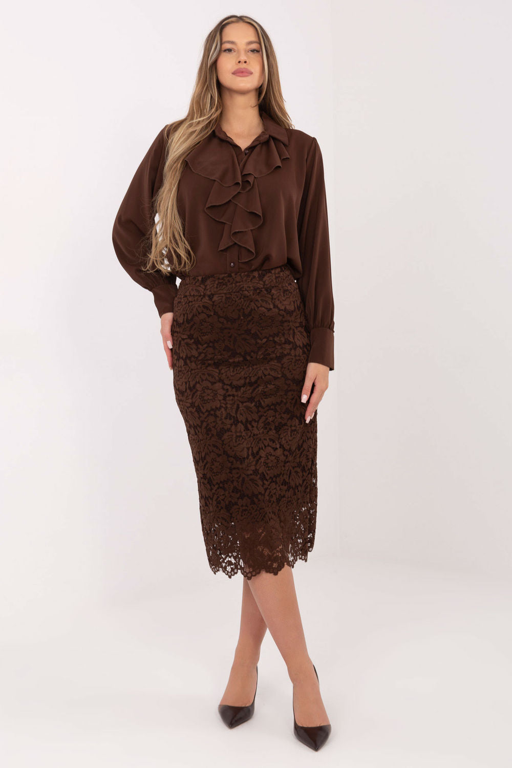 Blouse femme Factory Price — brun