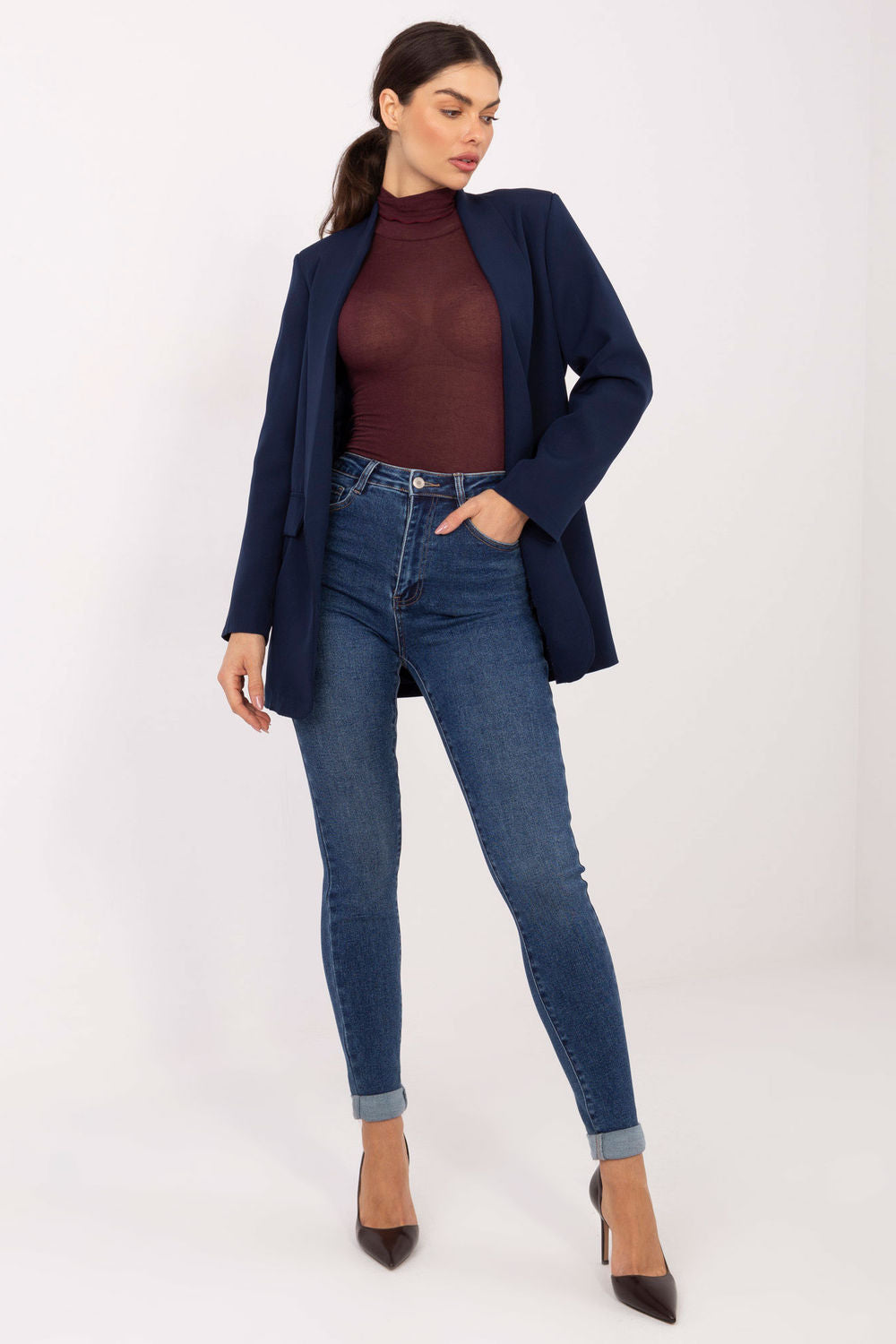 Veste femme Italy Moda — bleu marine