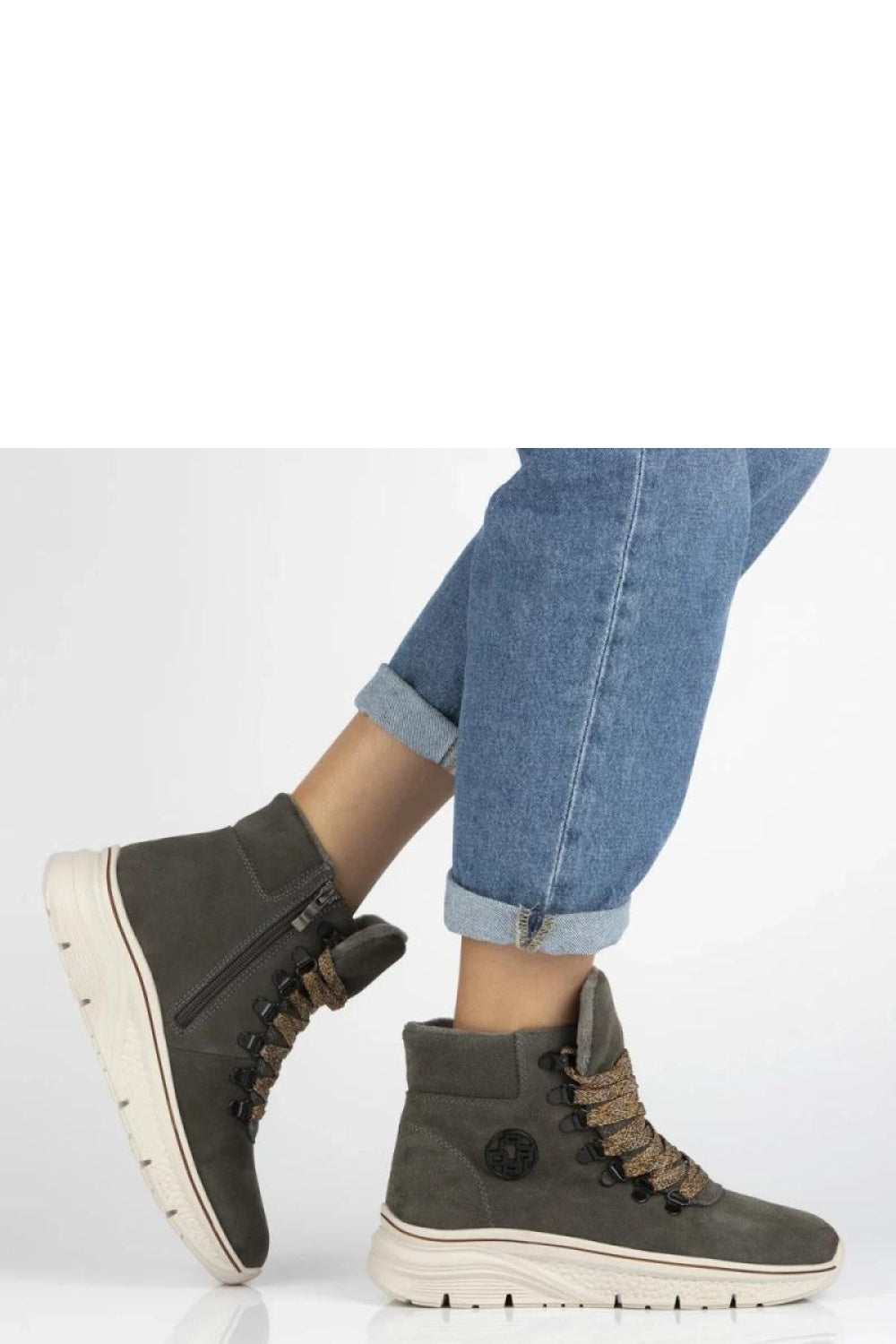 Bottes femme Solea À Plateforme À — gris