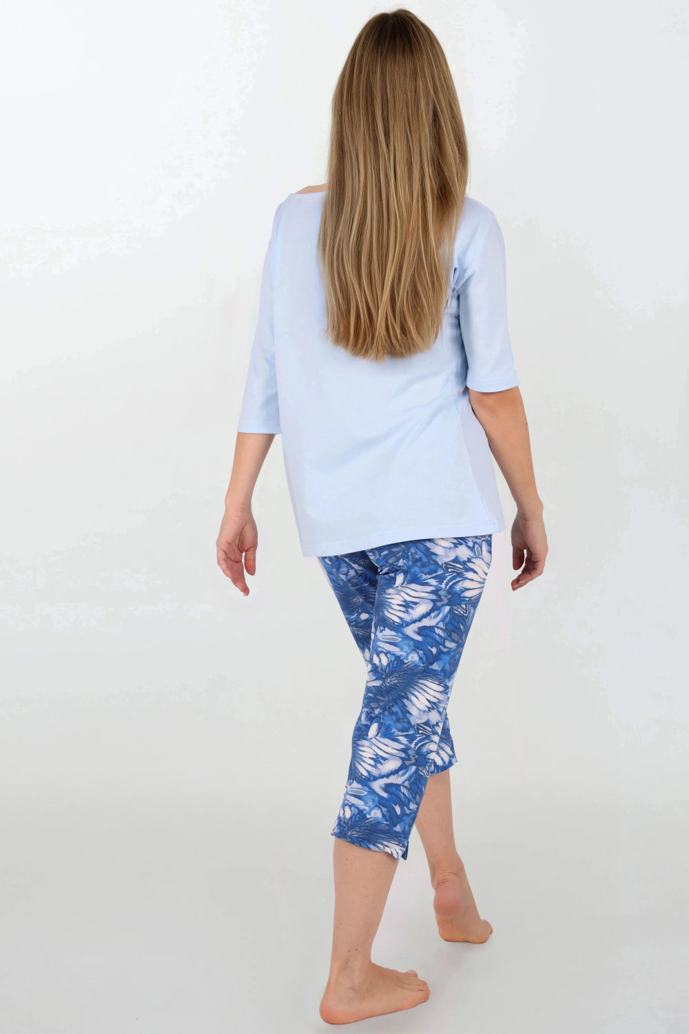 Pyjama femme Momenti Per Me — bleu