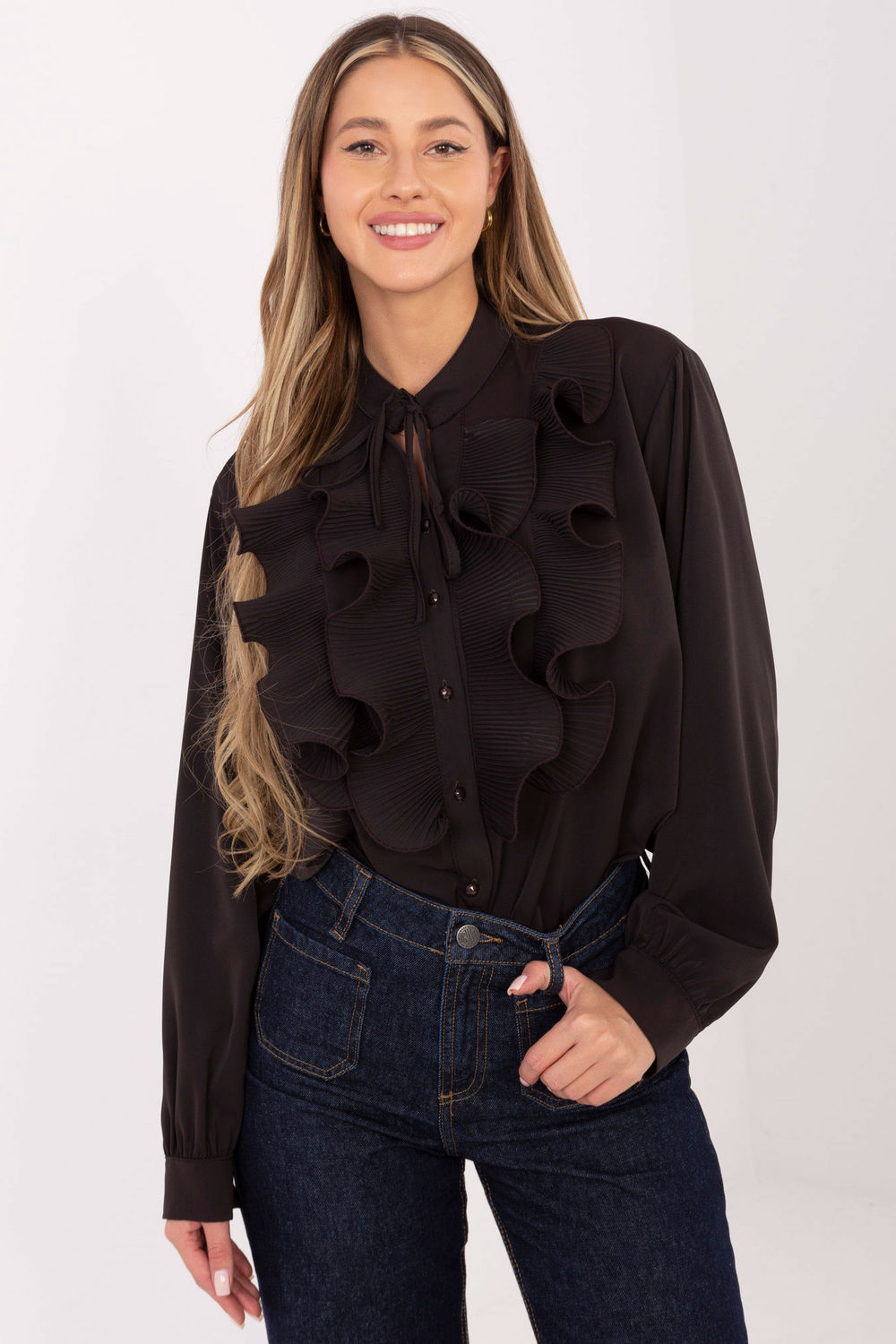 Blouse femme Factory Price — brun