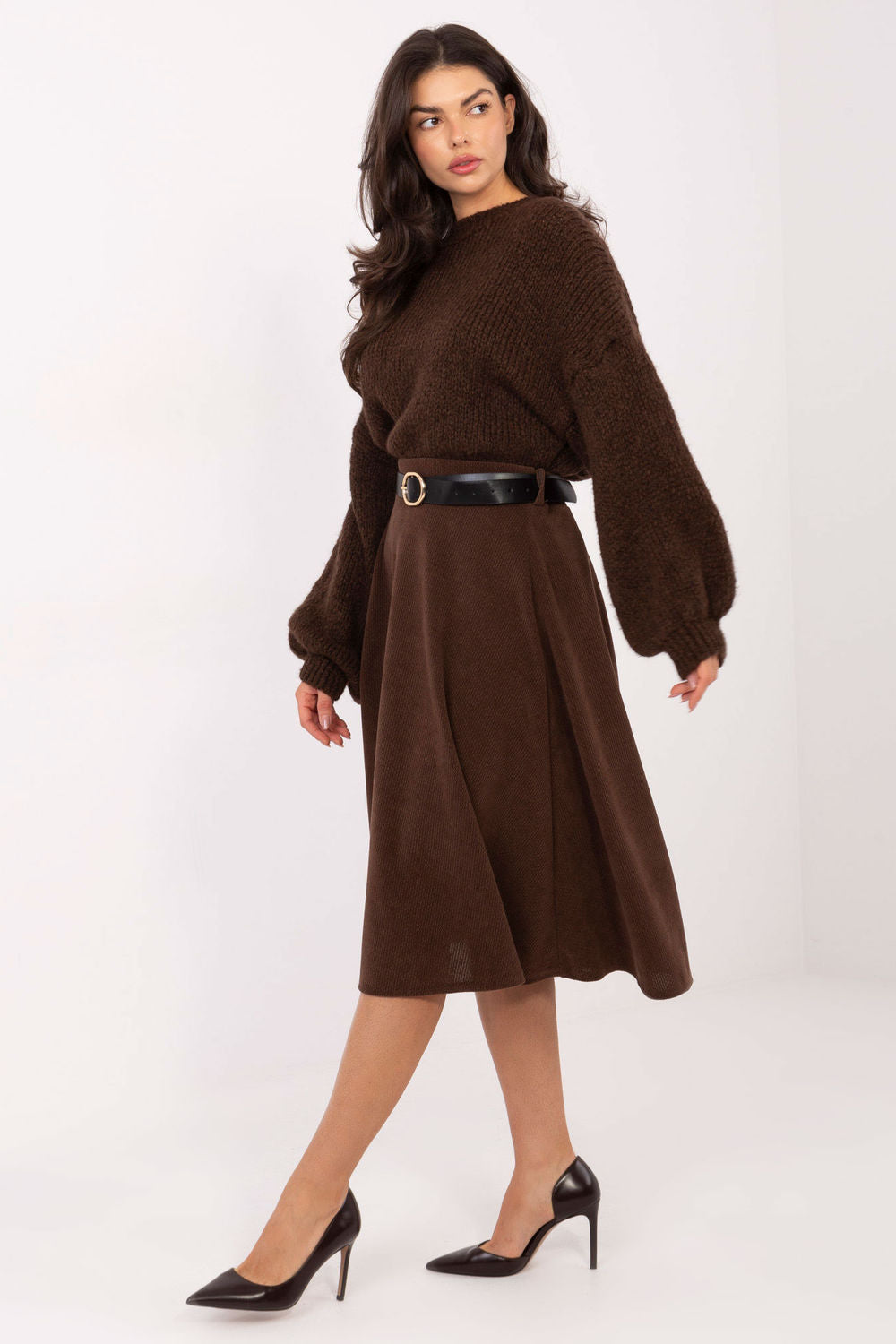 Jupe femme Rue Paris — brun