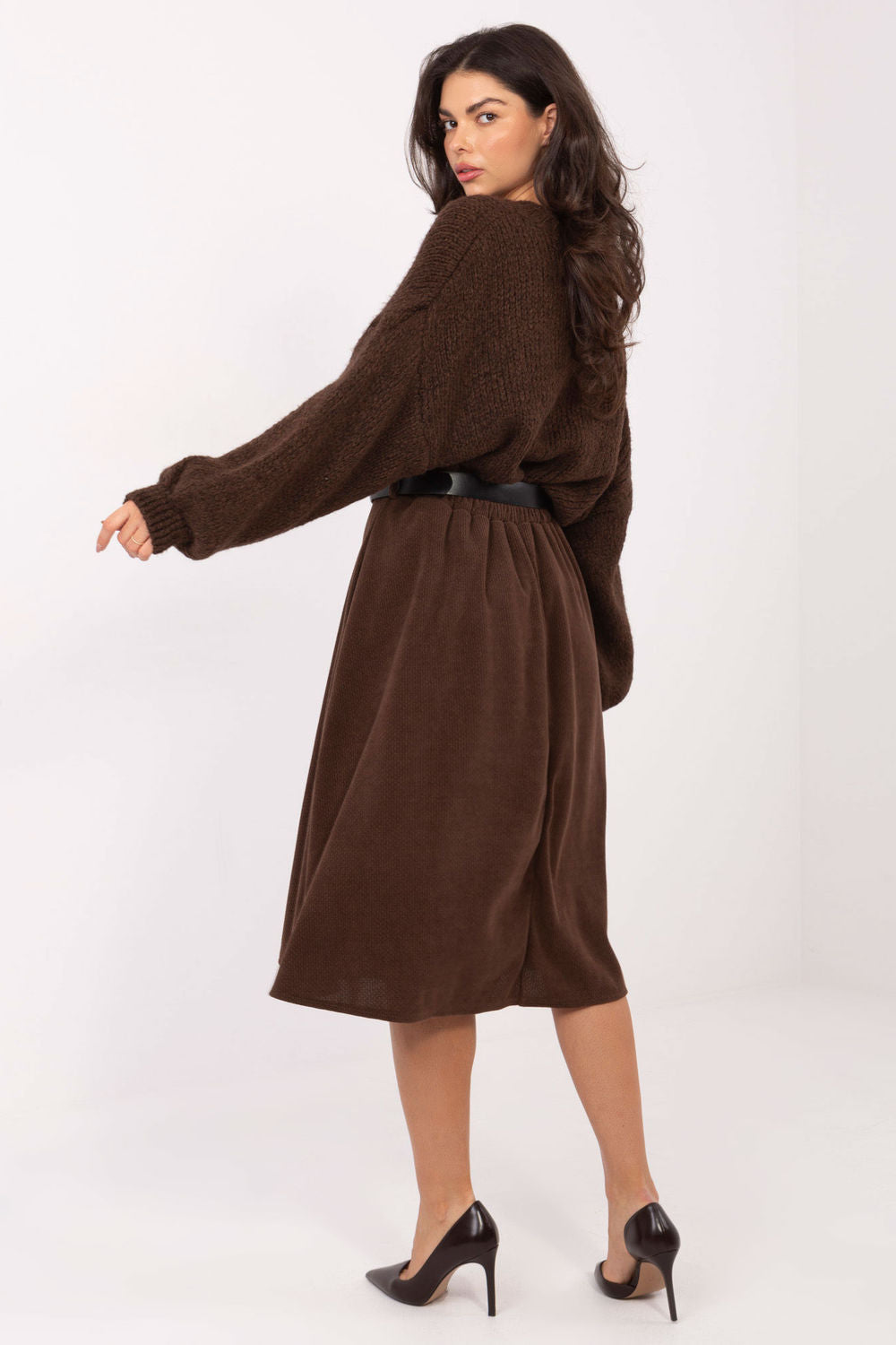 Jupe femme Rue Paris — brun