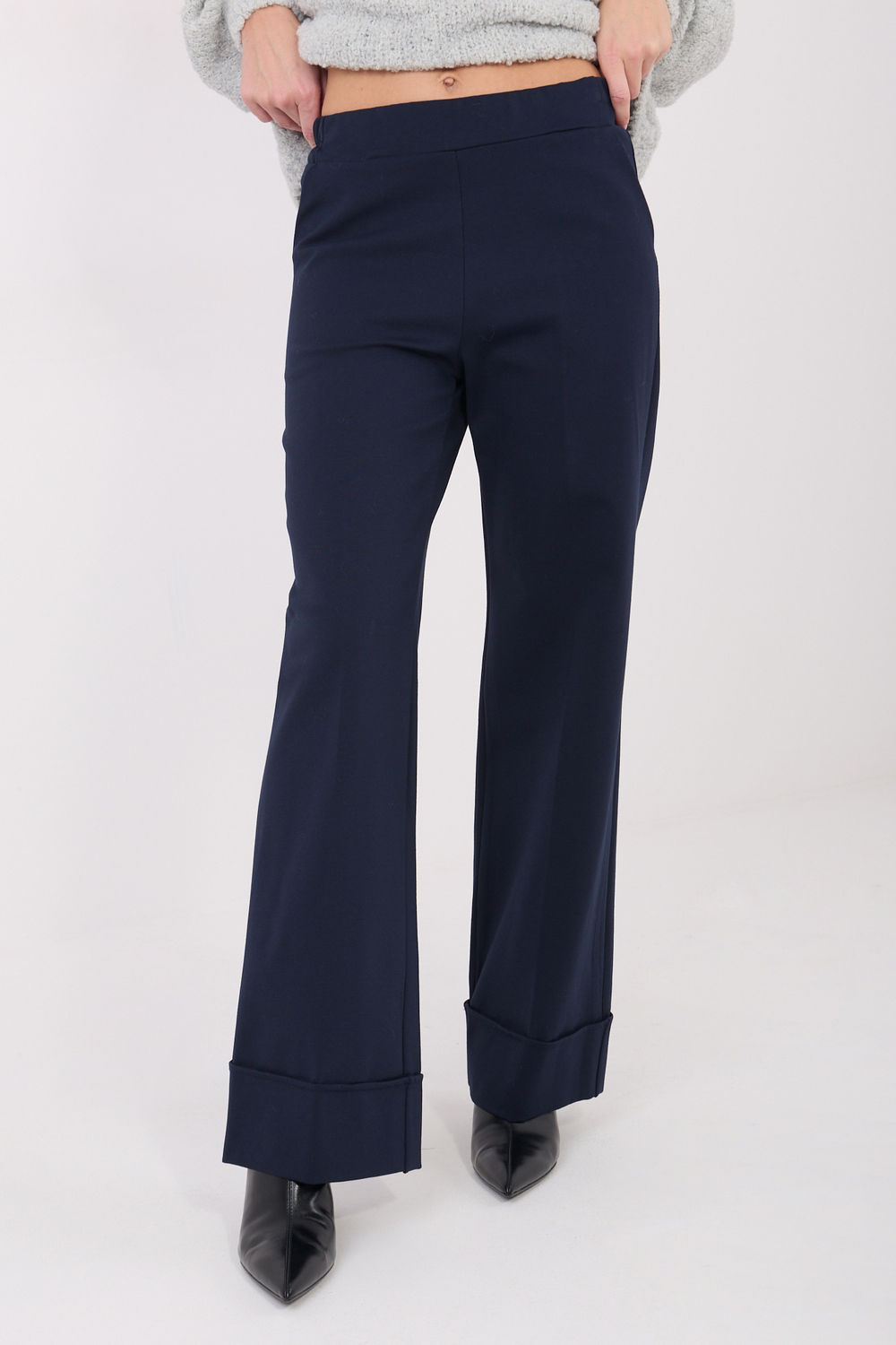 Chaussures à talons femme Rue Paris Pantalon Pantalon — bleu marine