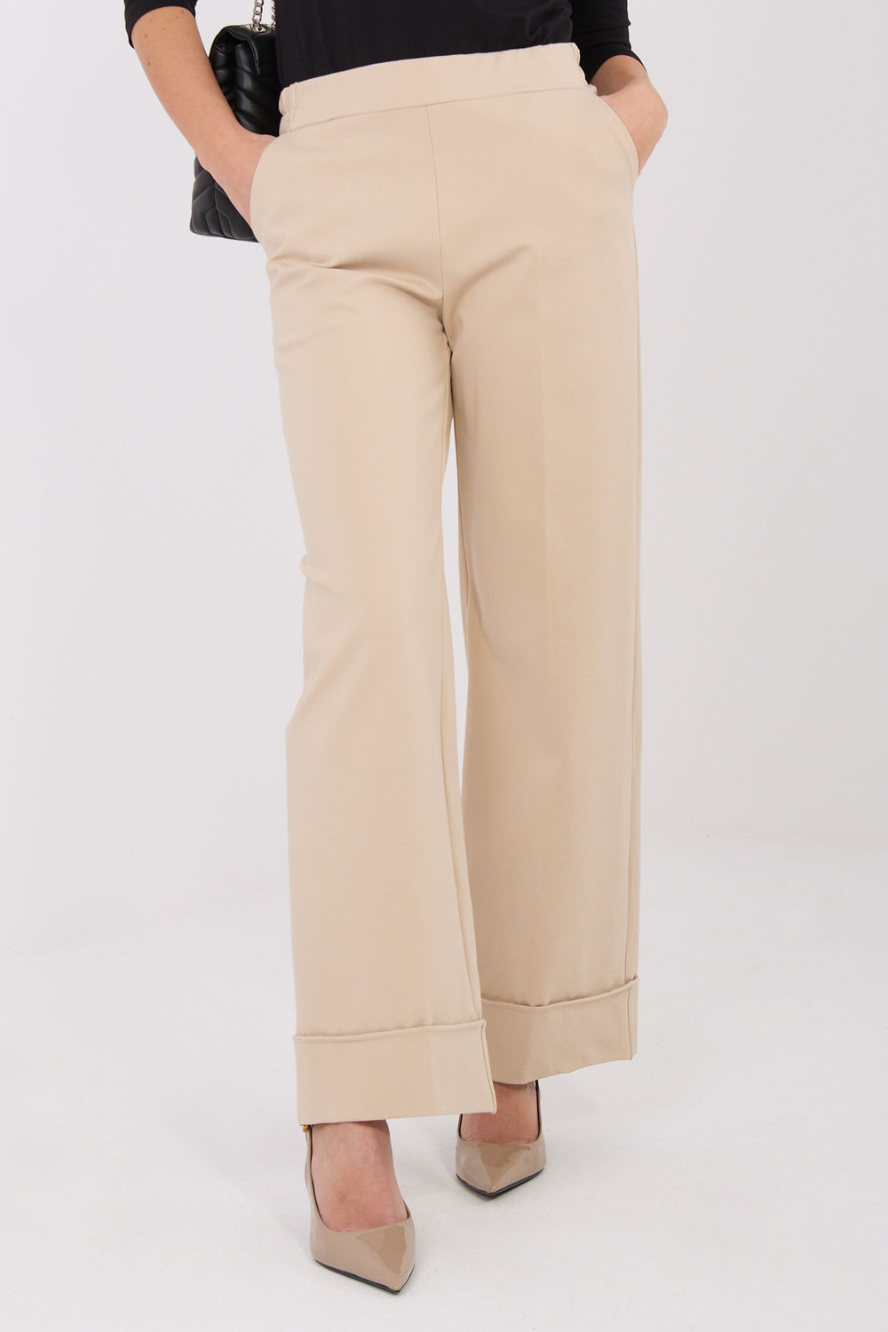Chaussures à talons femme Rue Paris Pantalon Pantalon — beige