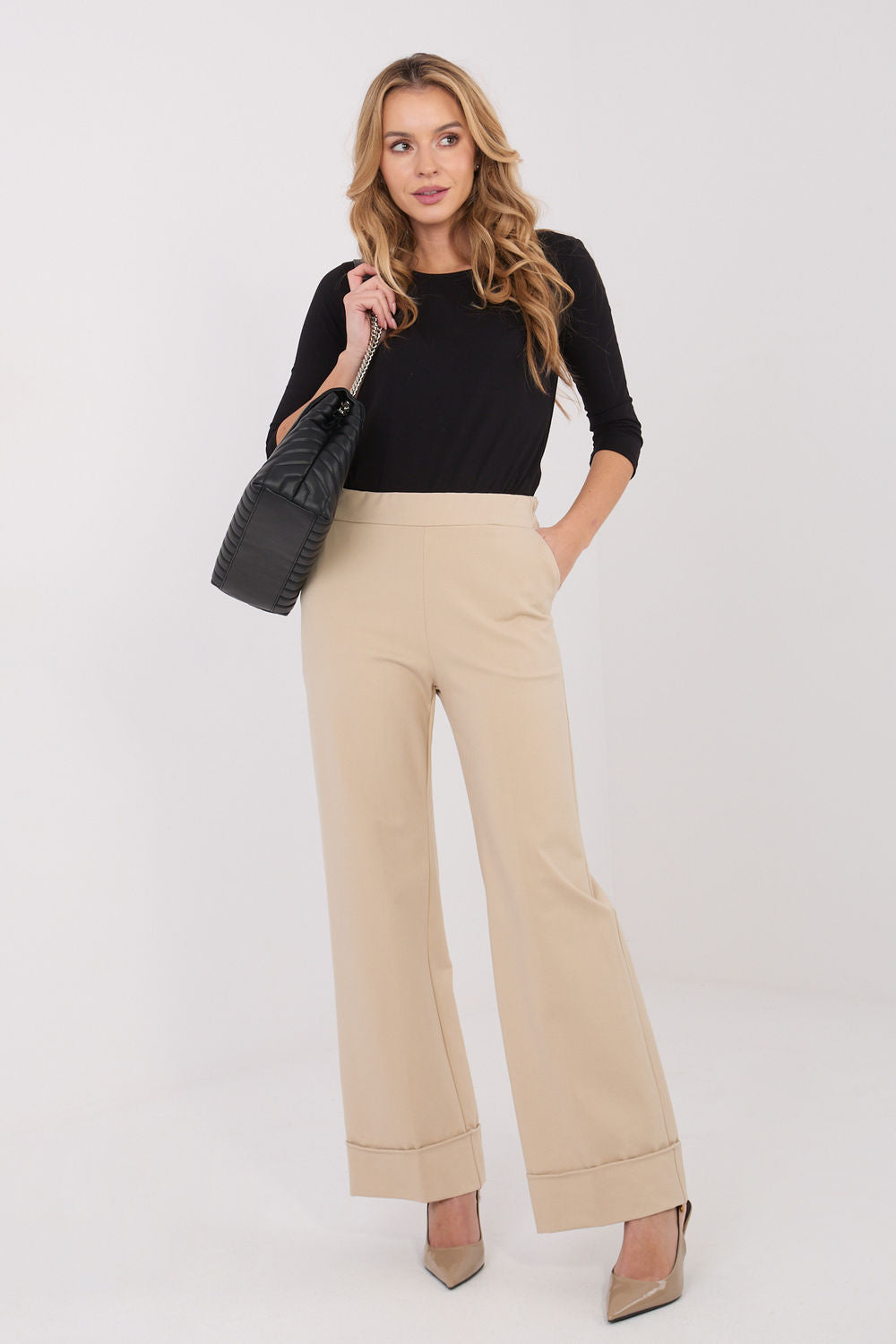 Chaussures à talons femme Rue Paris Pantalon Pantalon — beige