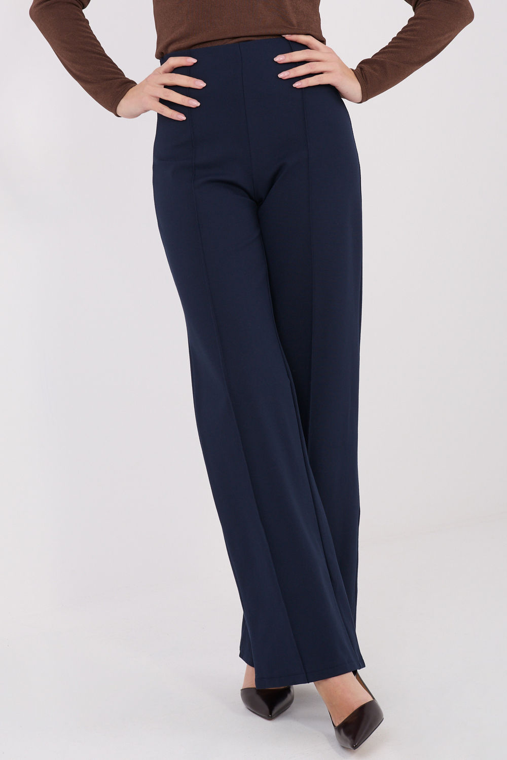 Chaussures à talons femme Rue Paris Pantalon Pantalon — bleu marine