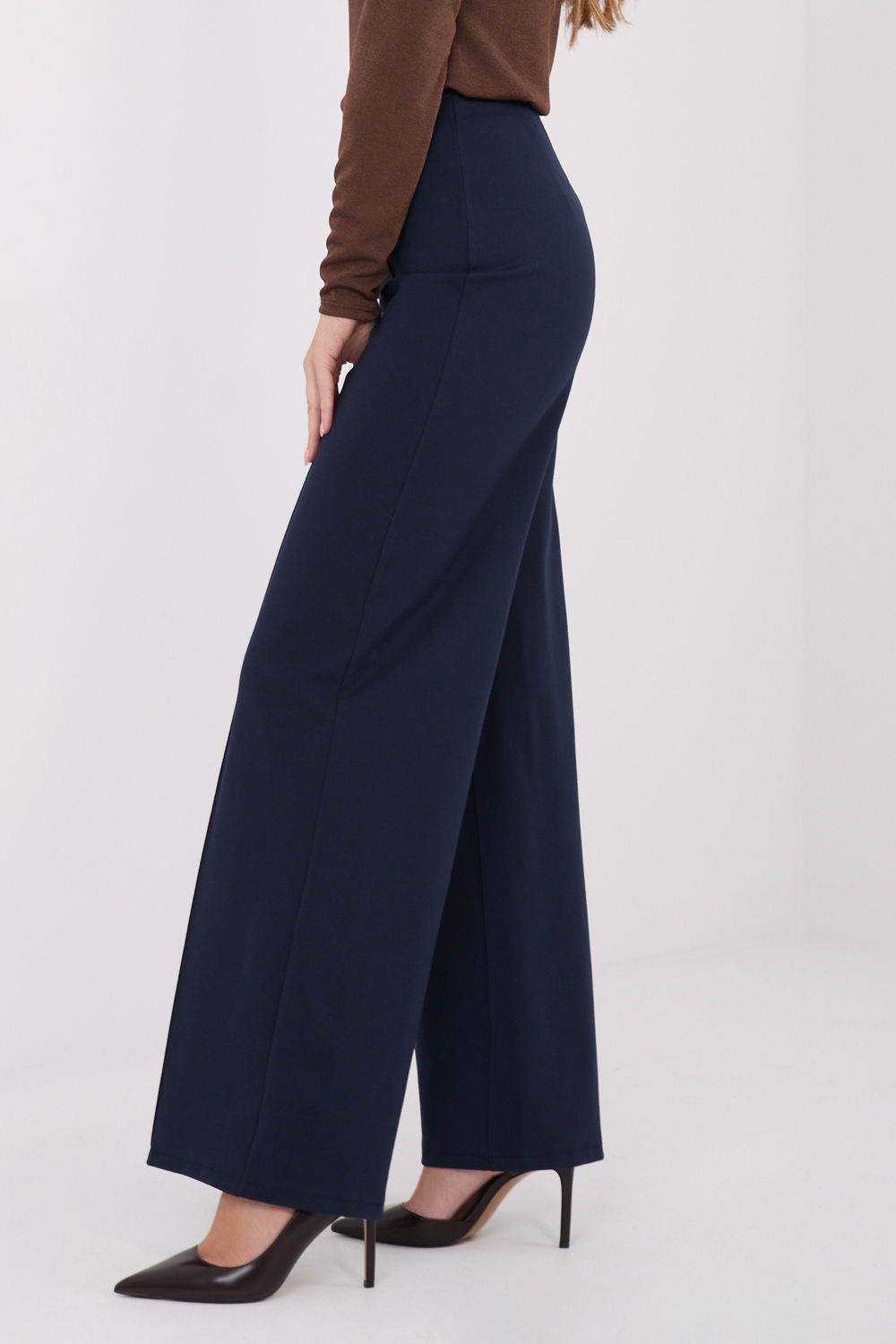 Chaussures à talons femme Rue Paris Pantalon Pantalon — bleu marine