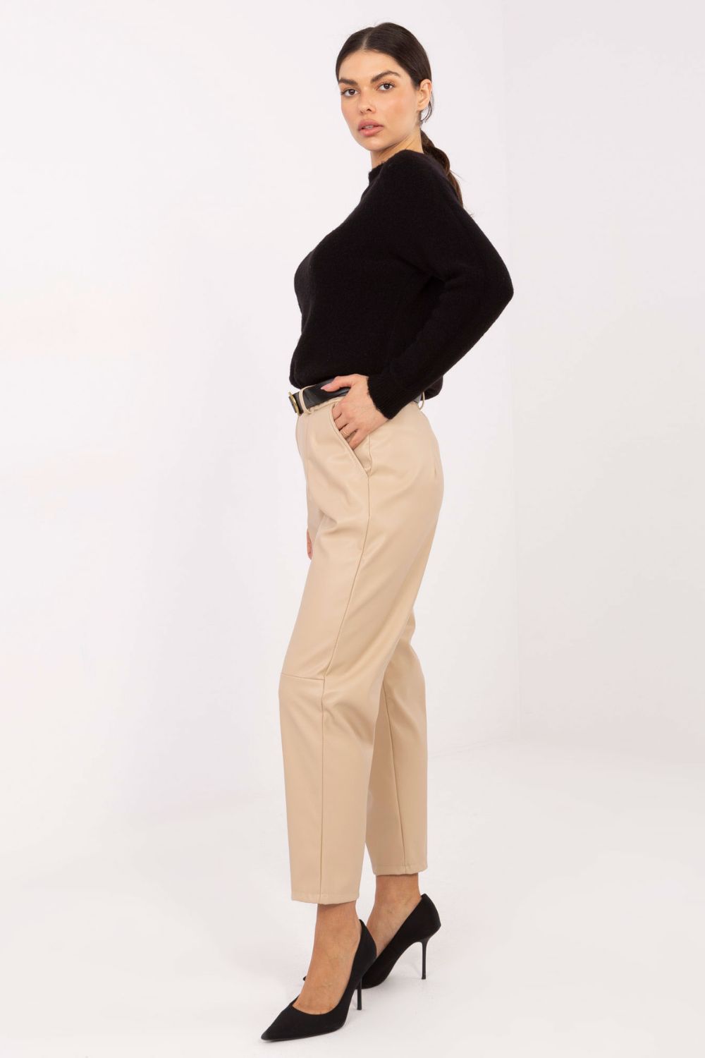 Chaussures à talons femme Rue Paris Pantalon Pantalon — brun