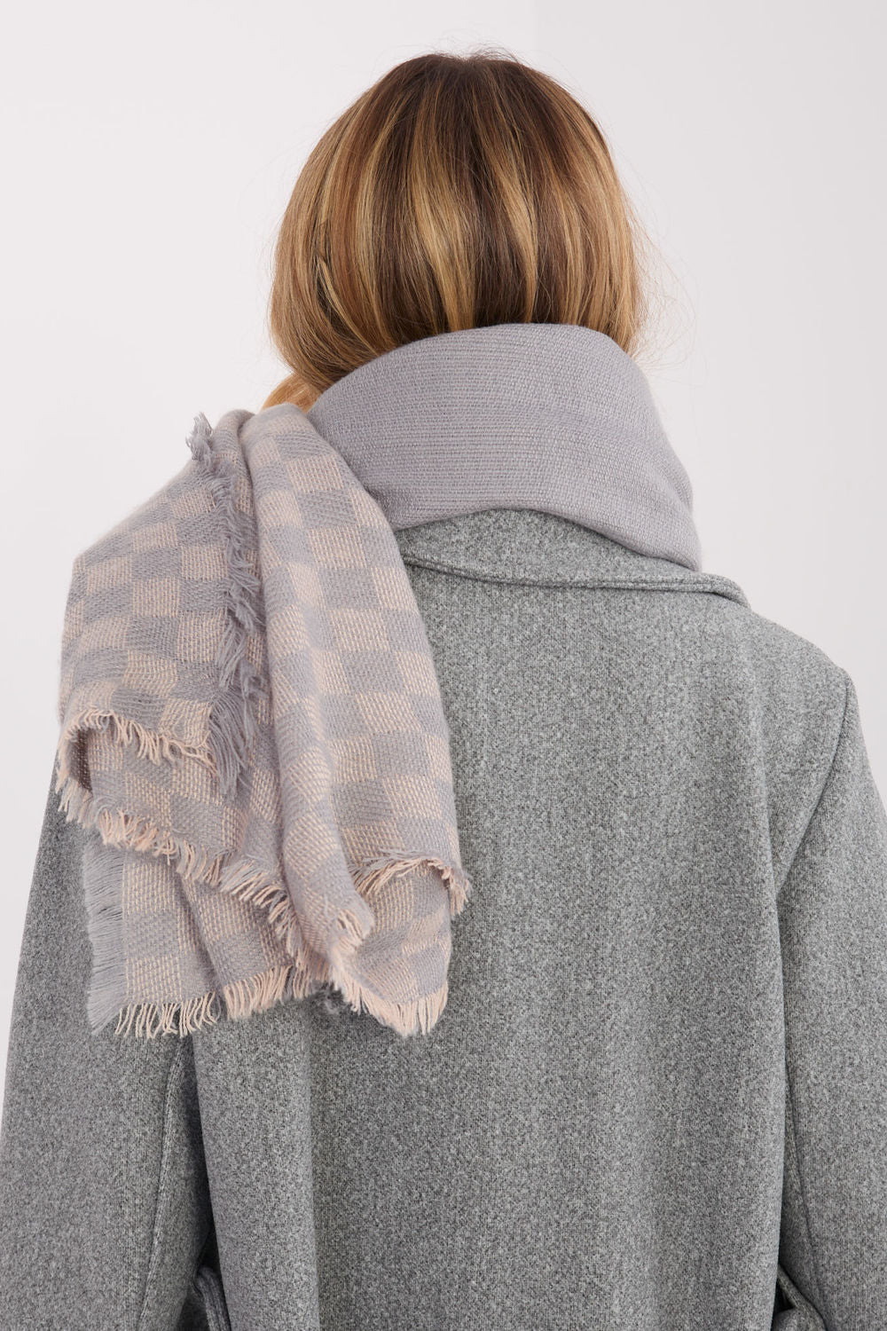 Châle femme AT — gris