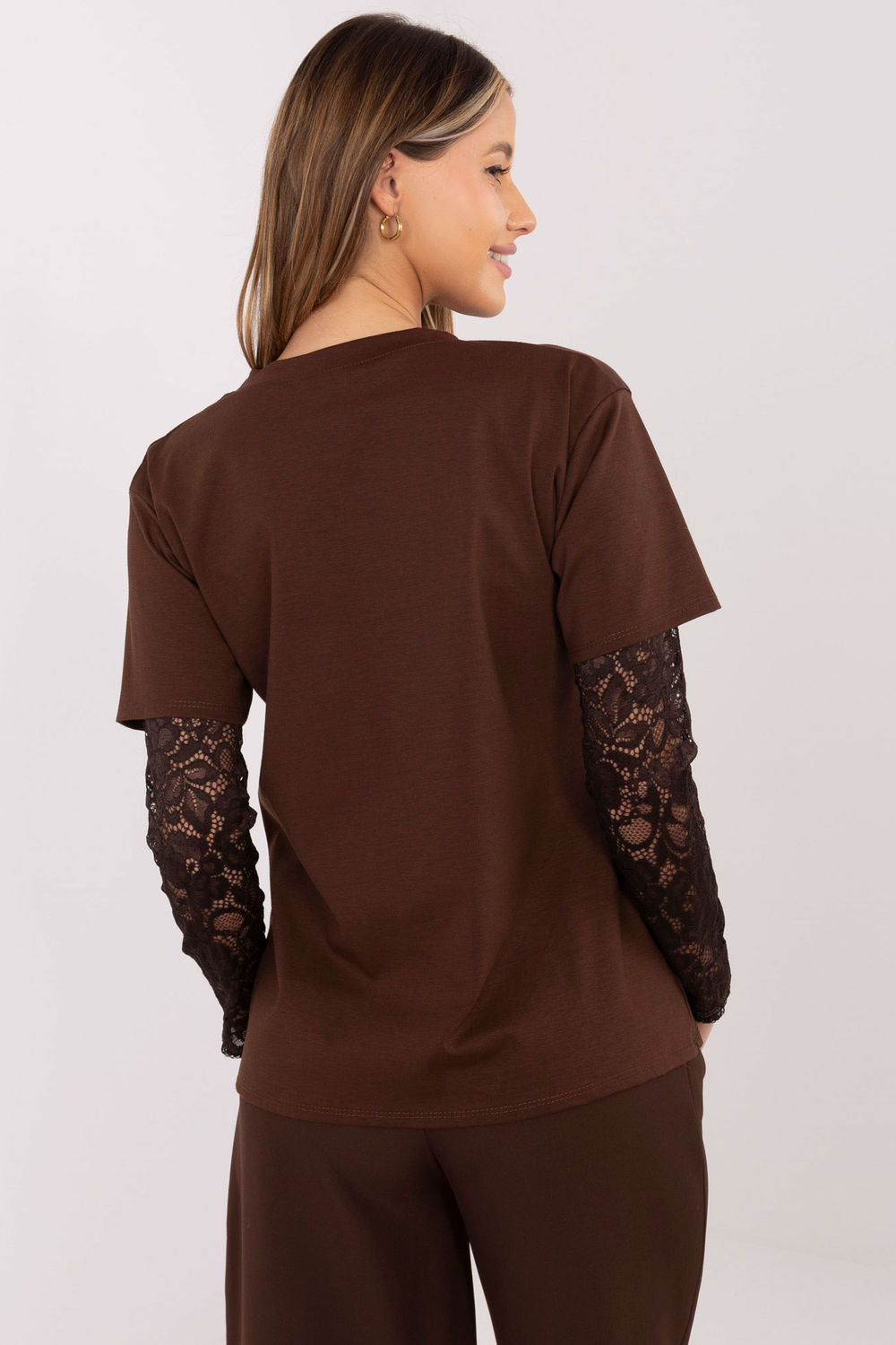 Blouse femme Italy Moda Chemisier Chemisier — brun