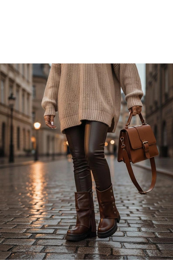 Bottes femme Solea À Plateforme À — brun